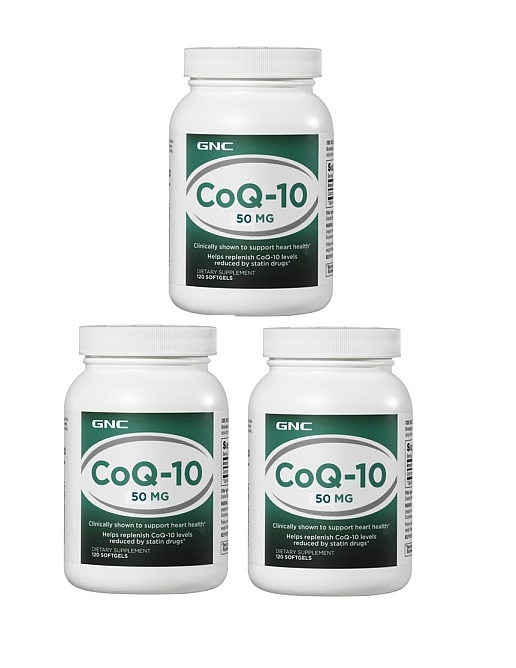 GNC Q 10 輔酵素 50mg 120軟膠囊(一組3瓶)